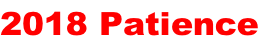 2018 Patience