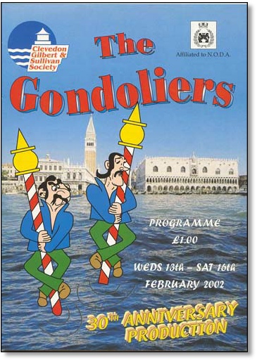 2002 The Gondoliers - Programme